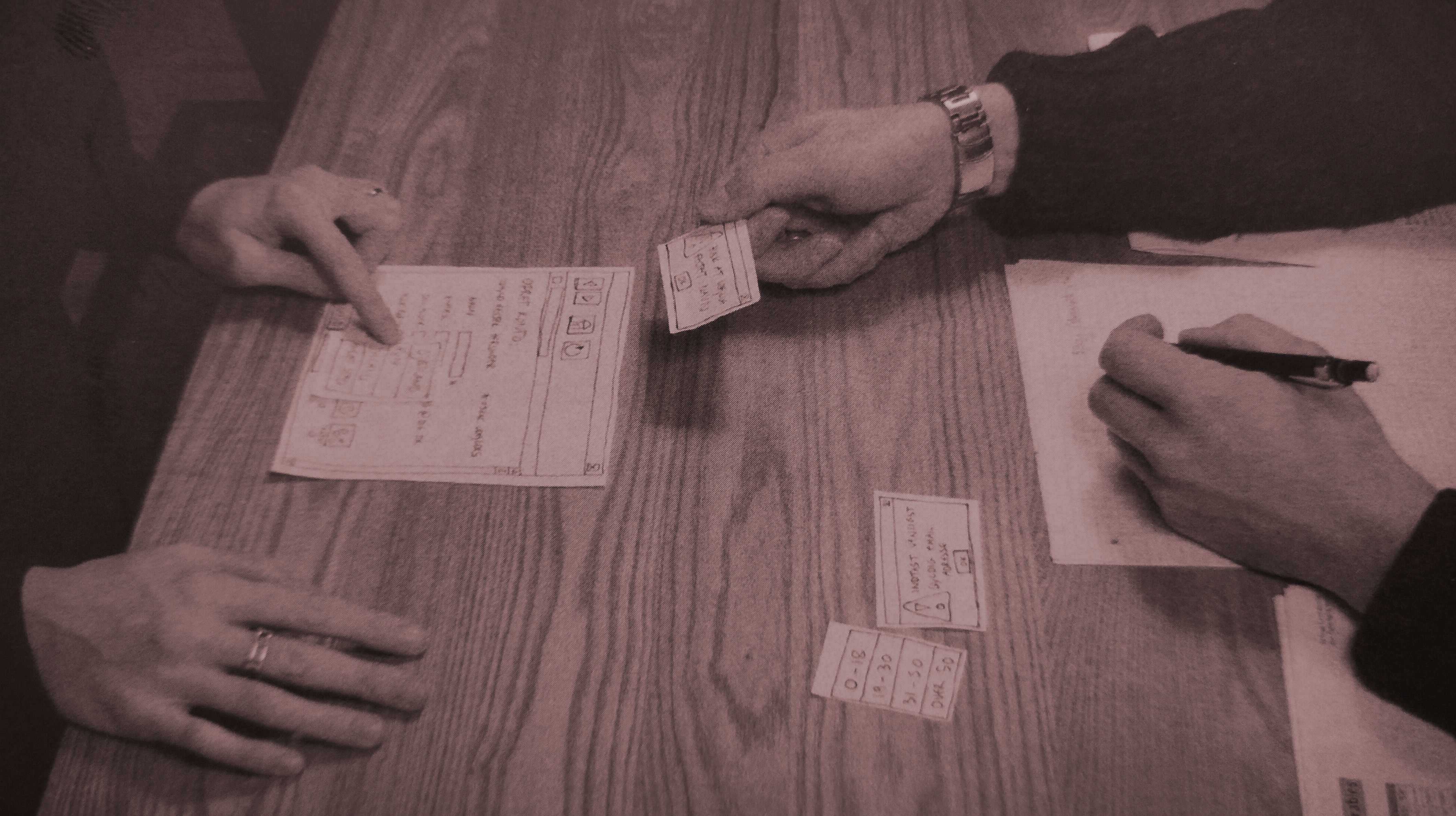 Billede af kortsortering